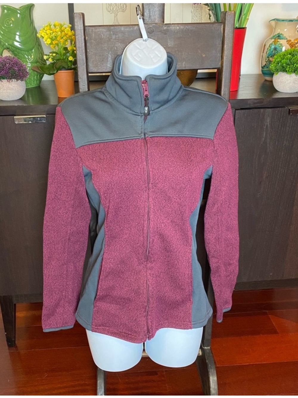 CB Two-Tone Zip Fleece Jacket